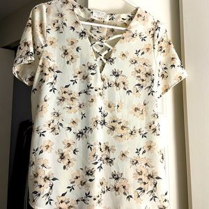 Flowered blouse
